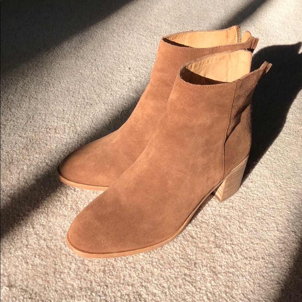 Madewell brown booties